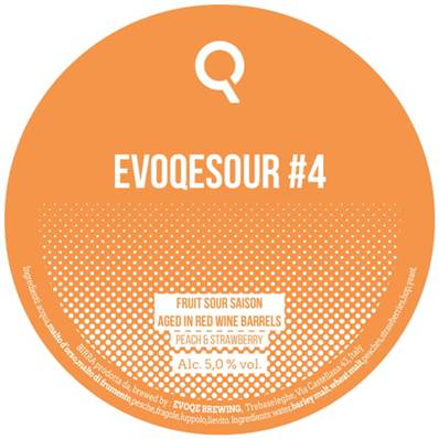 EVOQE - Birra Evoqesour#4 Fruit Sour Saison 5%vol - Lattina 330ml