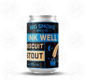BIG SMOKE (UK) - Birra Ink Well Biscuit Stout 6%vol - Lattina 330ml