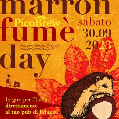 PICOBREW - Birra Marron Fumè Smoky Chestnut Marzen 5,3%vol - Polykeg 24lt
