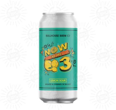 BULLHOUSE (NIR - UK) - Birra Now We Are 3 Lemon Sour Ale 4,5%vol - Lattina 440ml