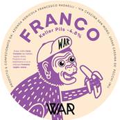 WAR - Birra Franco Keller Pils 4,7%vol - Botticella 15lt