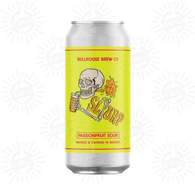 BULLHOUSE (NIR - UK) - Birra Slurp Fruit Sour Ale con passion fruit 4%vol - Lattina 440ml