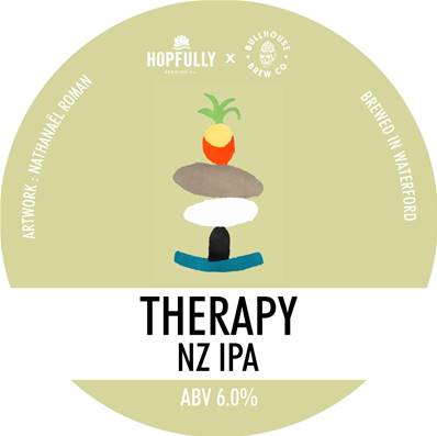 HOPFULLY BREWING collab. BULLHOUSE - Birra Therapy New Zeland IPA 6%vol - Unikeg 30lt