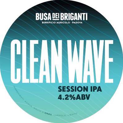 BUSA DEI BRIGANTI - Birra Clean Wave Session IPA 4,2%vol - Polykeg 24lt