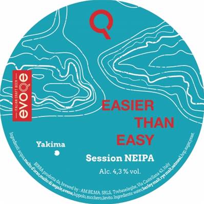 EVOQE - Birra Easier Than Easy Session Neipa 4,3%vol - Polykeg 24lt