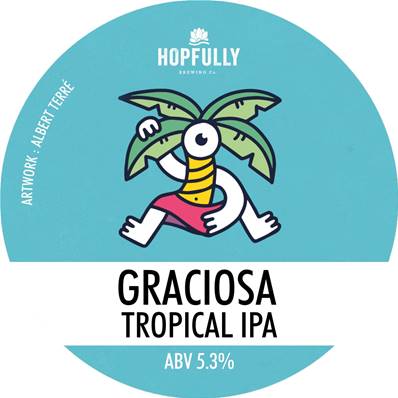 HOPFULLY BREWING (IRL) - Birra Graciosa Tropical IPA 5,3%vol - Keykeg 30lt