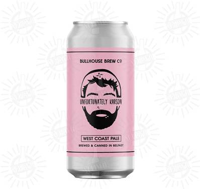 BULLHOUSE collab. NORTH BREWING - Unfortunately Karson West Coast Pale 4,8%vol - Lattina 440ml