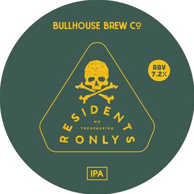 BULLHOUSE (NIR - UK) - Birra Residents Only DH IPA 7,2%vol - Polykeg 20lt
