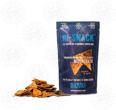 BIOVA - Risnack, lo snack fatto con il malto d'orzo - Confezione 40gr