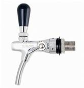 OEM - Rubinetto di spillatura cromato 5/8 con compensatore e canotto da 35mm.