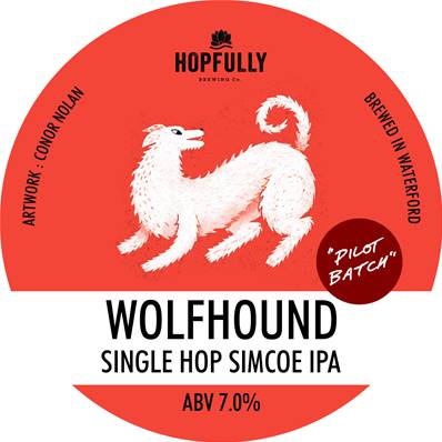 HOPFULLY BREWING (IRL) - Birra Wolfhound Single Hopped IPA 7%vol - Unikeg 30lt