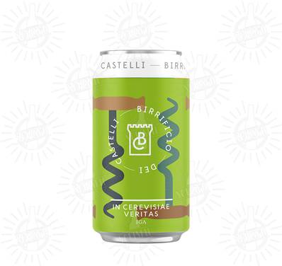 BIRRIFICIO DEI CASTELLI - Birra In Cerevisia Veritas IGA 6,5%vol - Lattina 330ml