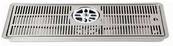 RACCOGLIGOCCE in acciaio inox ad incasso con bagnabicchieri 800x220mm.