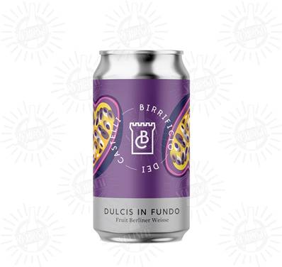 BIRRIFICIO DEI CASTELLI - Birra Dulcis in Fundo Fruit Berliner Weisse 4,5%vol - Lattina 330ml