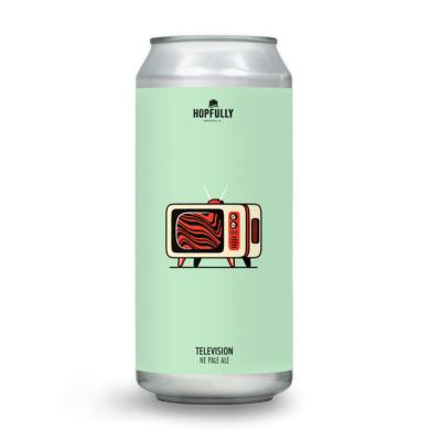 HOPFULLY BREWING (IRL) - Birra Television New England Pale 4,8%vol - Lattina 440ml