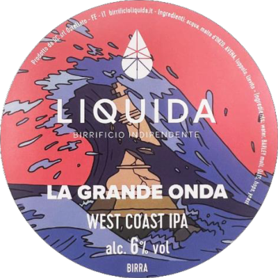 LIQUIDA - Birra La Grande Onda West Coast IPA 6%vol - Polykeg 24lt