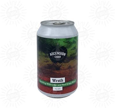 ASCENSION (UK) - Sidro Wrath Wild Cider con succo d'uva rossa 4%vol - Lattina 330ml