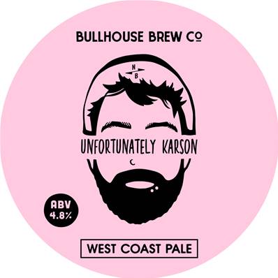 BULLHOUSE collab. NORTH BREWING - Unfortunately Karson West Coast Pale 4,8%vol - Polykeg 30lt