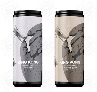 WAR - Birra King Kong Imperial Stout 11%vol - Lattina 330ml