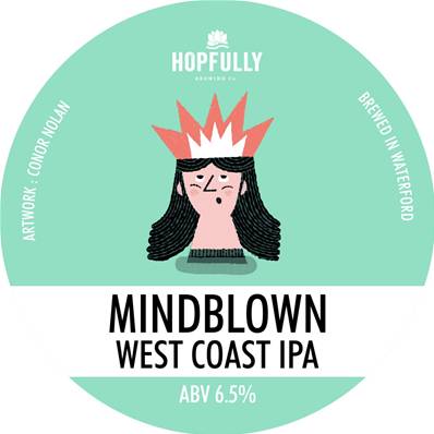 HOPFULLY BREWING (IRL) - Birra Mindblown West Coast IPA 6,5%vol - Unikeg 30lt (baionetta)