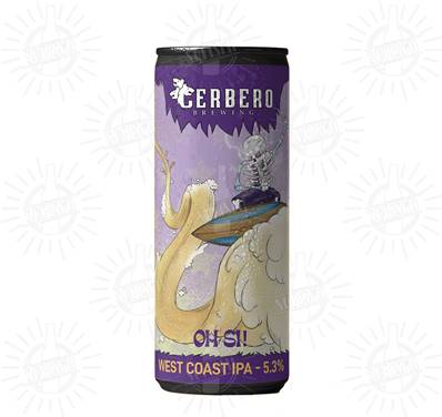 CERBERO - Birra Oh Si West Coast IPA 5,3%vol - Lattina 330ml