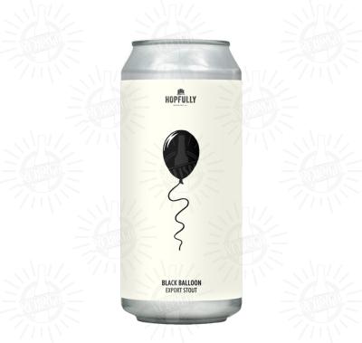 HOPFULLY BREWING (IRL) - Birra Black Balloon Export Stout 6,7%vol - Lattina 440ml