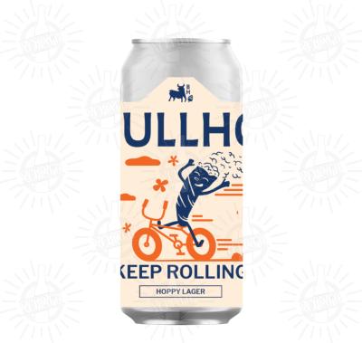 BULLHOUSE (NIR - UK) - Birra Keep Rolling Hoppy Lager 4,8%vol - Lattina 440ml