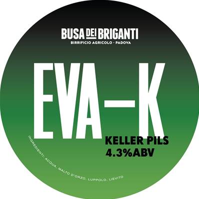 BUSA DEI BRIGANTI - Birra Eva K. Keller Pils 4,3%vol - Polykeg 24lt