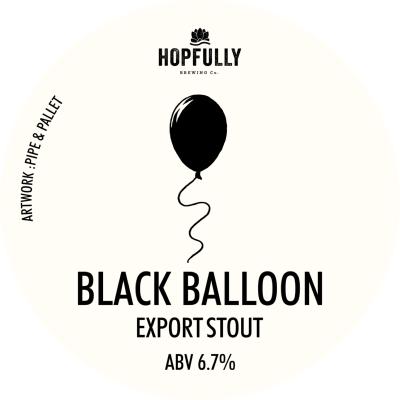 HOPFULLY BREWING (IRL) - Birra Black Balloon Export Stout 6,7%vol - Keykeg 30lt