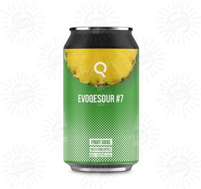 EVOQE - Birra Evoqesour#7 Fruit Gose con ananas 5%vol - Lattina 330ml
