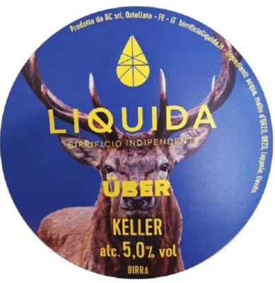 LIQUIDA - Birra Uber Keller 5%vol - Polykeg 24lt