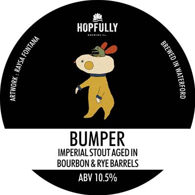 HOPFULLY BREWING (IRL) - Birra Bumper B.A. Imperial Stout 10,5%vol - Keykeg 20lt