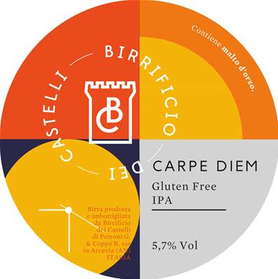 BIRRIFICIO DEI CASTELLI - Birra Carpe Diem Gluten Free IPA 5,7%vol - Polykeg 24lt