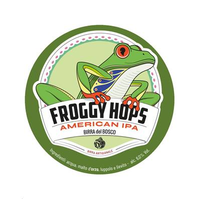 BIRRA DEL BOSCO - Birra Froggy Hops American IPA 6%vol - Polykeg con sacca 24lt