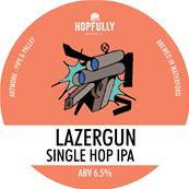 HOPFULLY BREWING (IRL) - Birra Lazergun Single Hop Azacca IPA 6,5%vol - Lattina 440ml