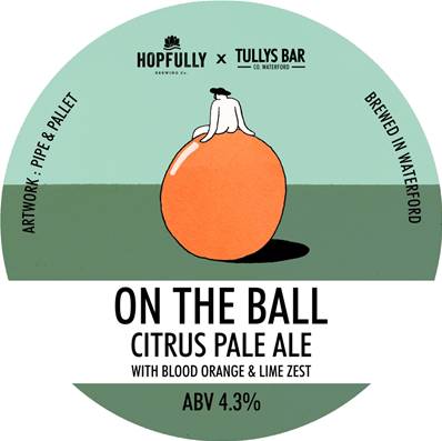 HOPFULLY BREWING (IRL) - Birra On The Ball Pale Ale 4%vol - Unikeg 30lt (attacco a baionetta)