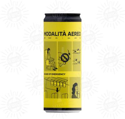 WAR collab. AVIATOR (USA)- Birra Modalità Aereo West Coast IPA 6,8%vol - Lattina 330ml