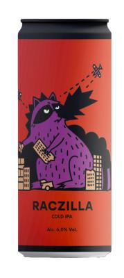 WAR collab. WILD RACCOON - Birra Raczilla Cold IPA 6%vol - Lattina 330ml