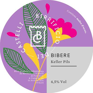 BIRRIFICIO DEI CASTELLI - Birra Bibere Keller Pils 4,5%vol - Polykeg 24lt