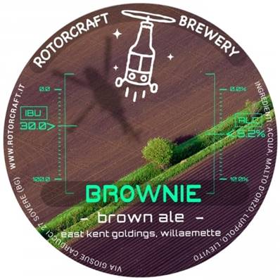 ROTORCRAFT - Birra Brownie Brown Ale 6,2%vol - Polykeg 24lt