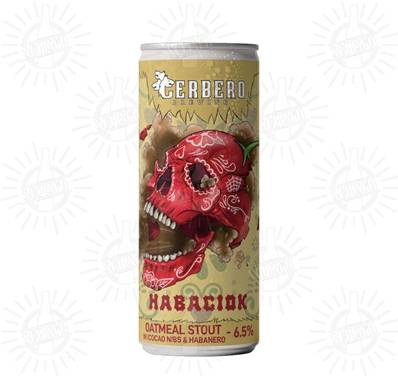 CERBERO - Birra Habaciok Oatmeal Stout 6,5%vol - Lattina 330ml