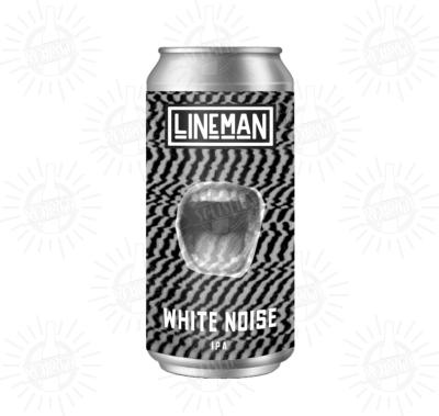 LINEMAN (IRL) - Birra White Noise Hazy IPA 7%vol - Lattina 440ml