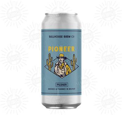 BULLHOUSE (NIR - UK) - Birra Pioneer Pils 4,3% vol - Lattina 440ml