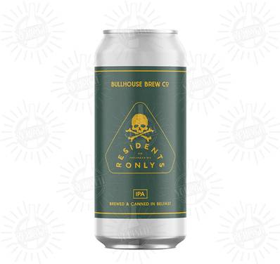 BULLHOUSE (NIR - UK) - Birra Residents Only DH IPA 7,2%vol - Lattina 440ml