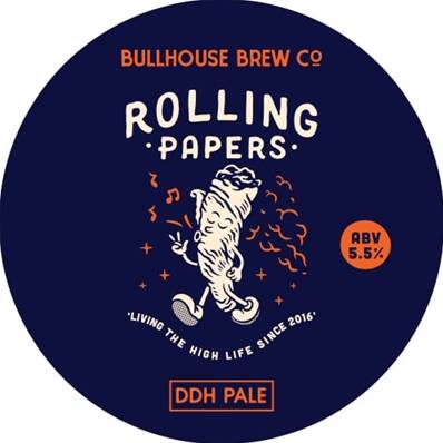 BULLHOUSE (NIR - UK) - Birra Rolling Paper 2.0 Hazy IPA 5,2%vol - Keykeg 30lt