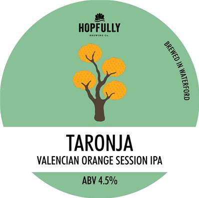 HOPFULLY BREWING (IRL) - Birra Taronja Orange Session IPA 4,5%vol - Polykeg 30lt