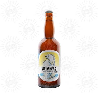 BIRRA DEL BOSCO - Birra Weissbear Weizen 5%vol - Bottiglia 500ml