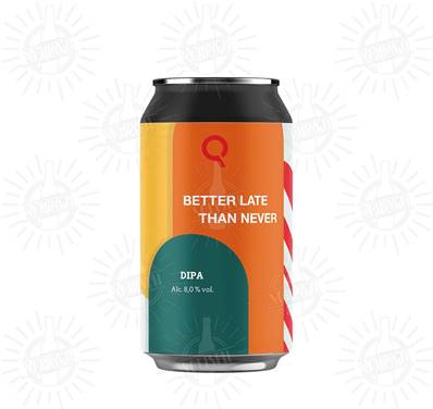 EVOQE - Birra Better Late Than Never Double IPA 8%vol - Lattina 330ml