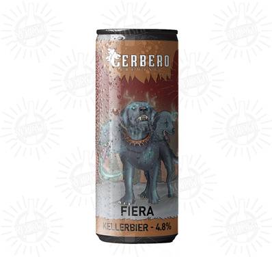 CERBERO - Birra Fiera Kellerbier 4,8%vol - Lattina 330ml