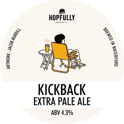 HOPFULLY BREWING (IRL) - Birra Kickback Gluten Free Extra Pale Ale 4,3%vol - Keykeg 30lt